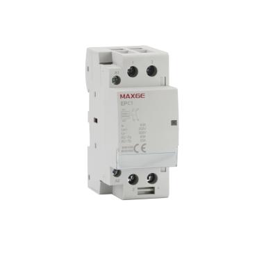 Contactor MAXGE 2P 63A 230V AC EfectoLED