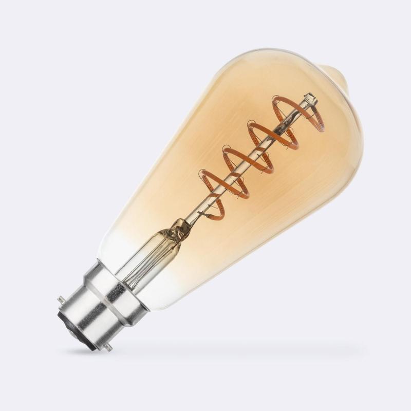 Produto de Lâmpada Filamento LED B22 4W 300 lm ST64 com Sensor Crepuscular