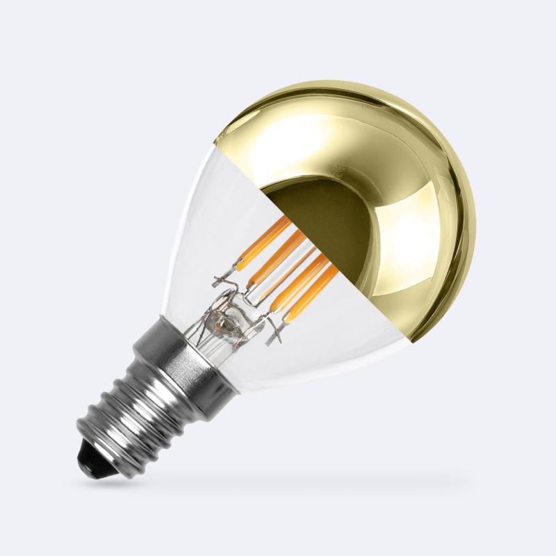 Producto de Bombilla Filamento LED E14 4W 400 lm G45 Gold Reflect