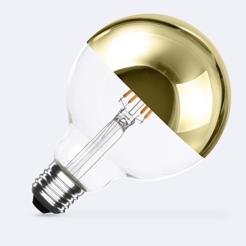 Producto de Bombilla Filamento LED E27 6W 600 lm G95 Gold Reflect