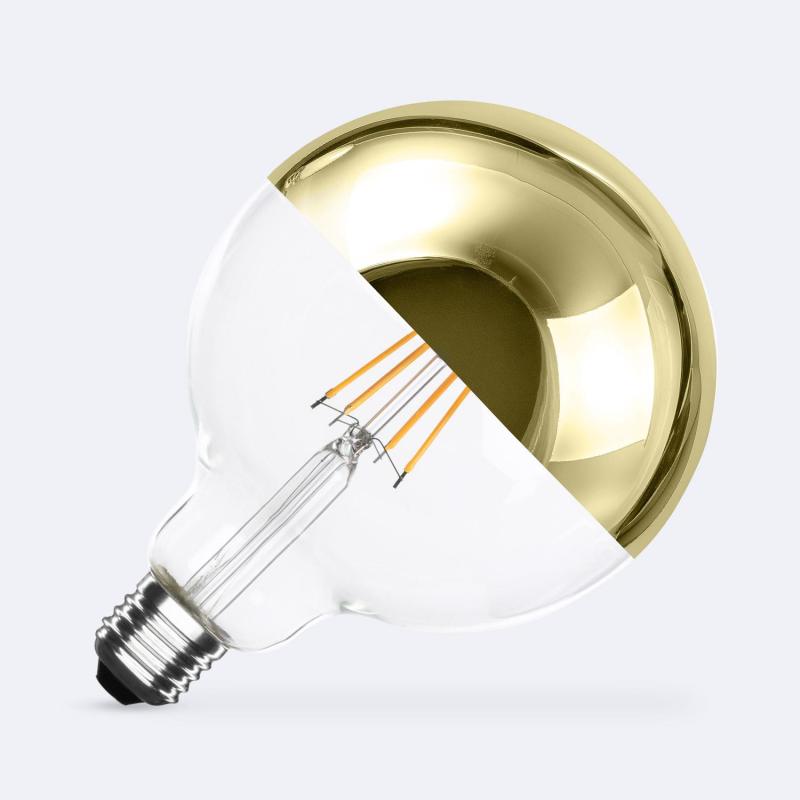 Produto de Lâmpada Filamento LED E27 8W 800 lm G125 Gold Reflect
