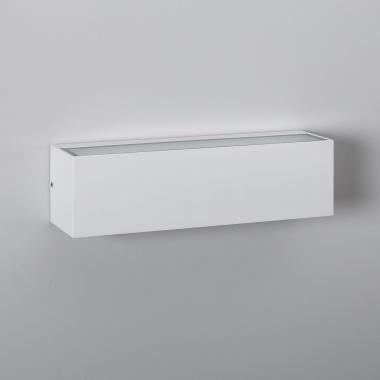 Produto de Aplique de Parede Exterior LED 10W Iluminação Dupla Cara Retangular Branco Lena