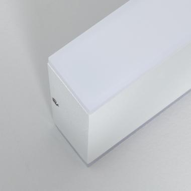 Producto de Aplique de Pared Exterior LED 10W Iluminación Doble Cara Rectangular Blanco Hera