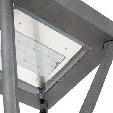 Produto de Luminária LED 60W Aventino Square LUMILEDS PHILIPS Xitanium Programável 5 Steps Iluminação Pública