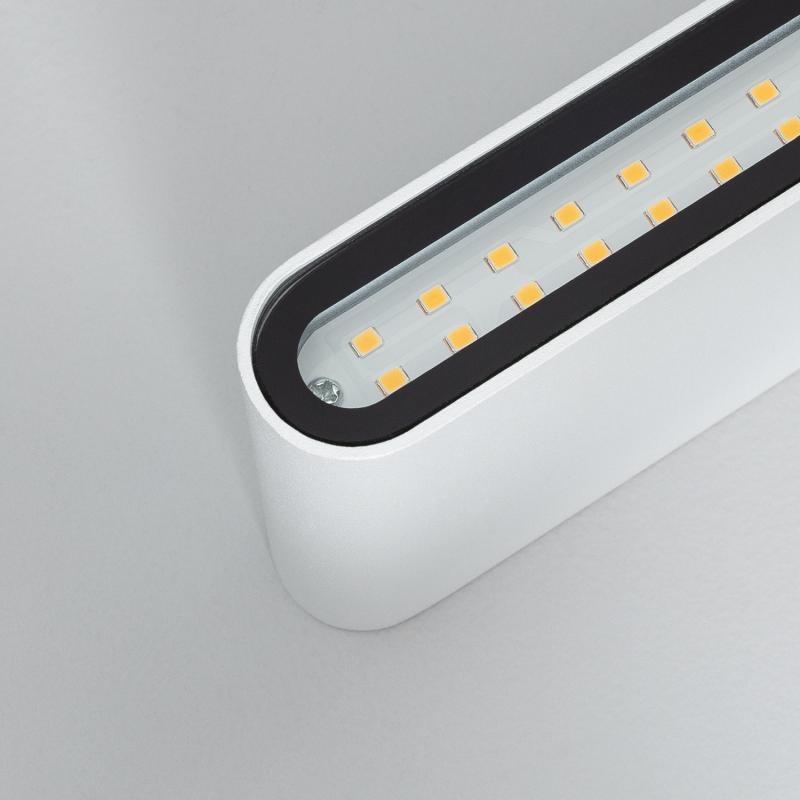 Producto de Aplique de Pared Exterior LED 12W Iluminación Doble Cara Rectangular Blanco Einar