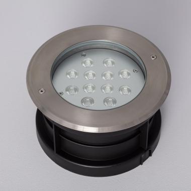 Producto de Foco Exterior LED 12W Empotrable Suelo Inox