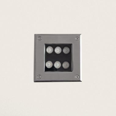 Producto de Baliza Exterior LED 6W Empotrable Suelo Cuadrada Utopia