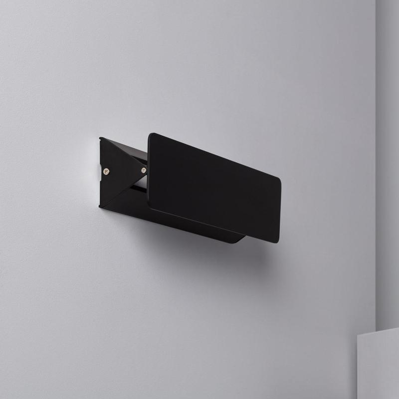 Producto de Aplique de Pared LED 10W de Aluminio Temis Negro