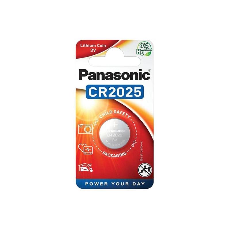 Produto de Bateria 1 Pilha de Lítio 3V Panasonic CR-2025EL/1B