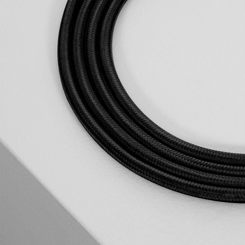 Producto de Cable Textil Eléctrico Negro