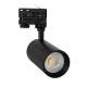 Produto de Foco LED New Mallet Preto 30W Regulável No Flicker para Carril Trifásico (UGR 15)