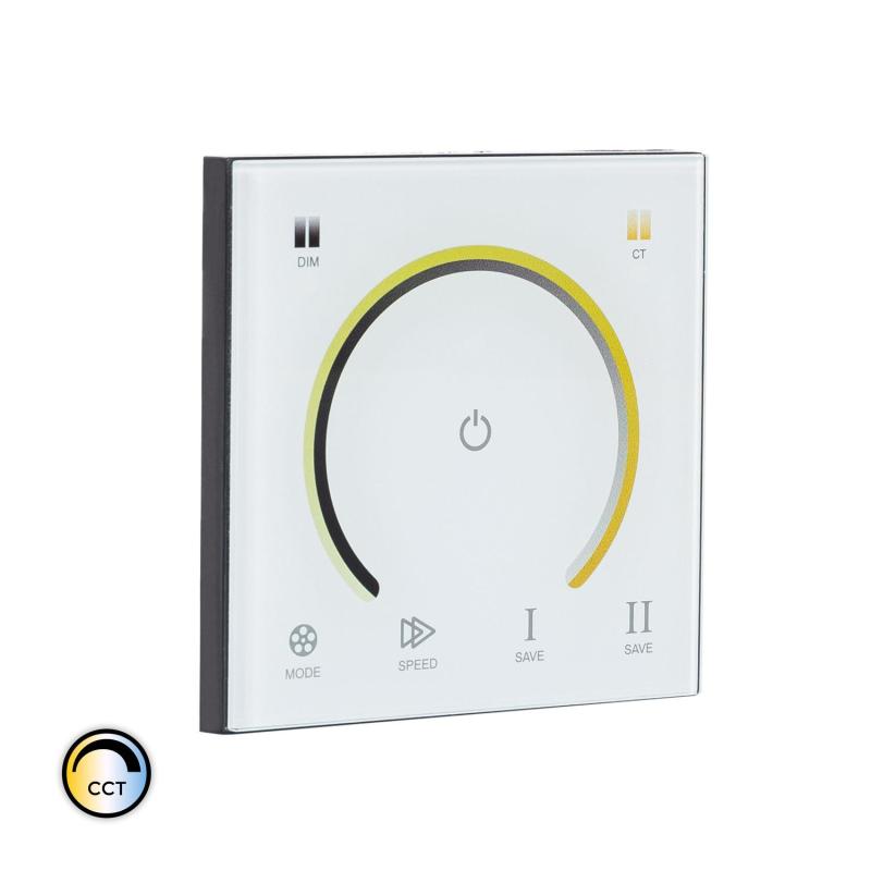 Producto de Controlador Regulador Pared Táctil para Tira LED 12/24V DC CCT