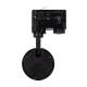 Producto de Foco Carril LED Trifásico 20W Regulable New Mallet Negro No Flicker UGR15