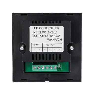 Produto de Controlador Regulador Parede Táctil para Fita LED 12/24V DC Monocor