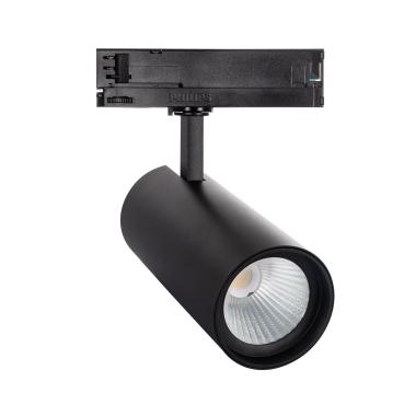 Producto de Foco Carril LED Trifásico 40W New d'Angelo Negro CRI90 PHILIPS Xitanium