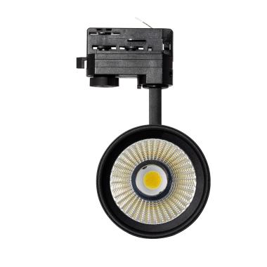 Produto de Foco Carril LED Trifásico 40W CCT New d'Angelo Preto CRI90 LIFUD