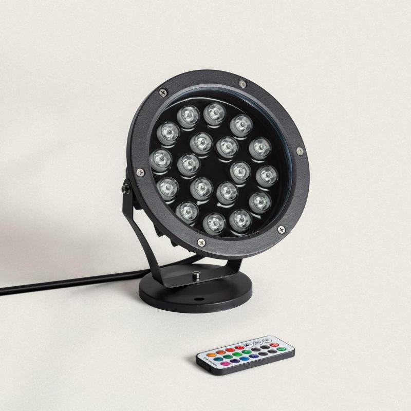 Produto de Foco Exterior LED RGB 18W Colmar