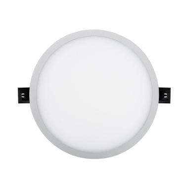 Produto de Placa LED 16W Circular Slim Surface LIFUD Cinza Corte Ø135 mm