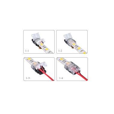 Producto de Conector de Hipopótamo para Tira LED Superestrecha de 5mm a Cable IP20