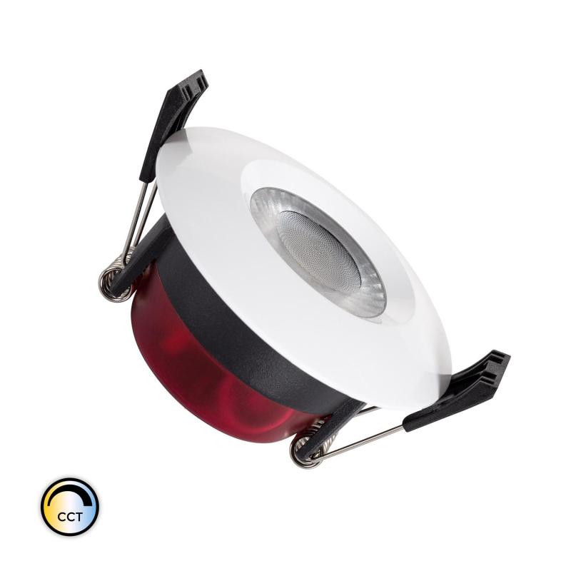 Producto de Downlight LED 8W Circular CCT Regulable Baño IP65 Corte Ø 70 mm