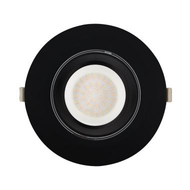 Producto de Downlight LED 60W Circular Direccionable OSRAM CCT 120 lm/W LIFUD Corte Ø 200 mm Negro