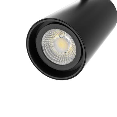 Produto de Foco Carril LED Trifásico 20W Fasano No Flicker Regulável Preto