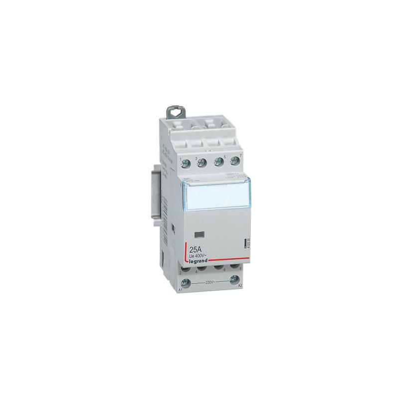 Producto de Contactor con Bobina 230V CX3 4P 400V 25 A 4NA 2 Módulos LEGRAND 412535