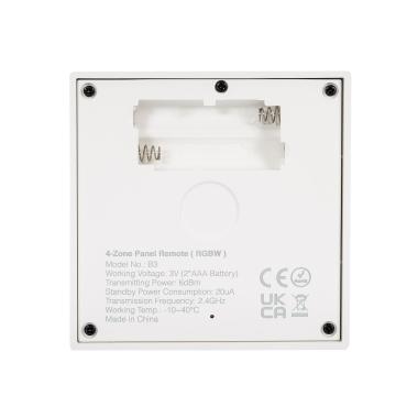 Producto de Mando RF para Regulador LED RGBW 4 Zonas MiBoxer B3