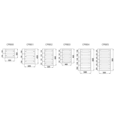 Produto de Quadro  Metálico Modular Superficie MAXGE GARDENA