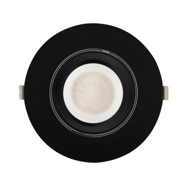 Producto de Downlight LED 38W Circular Direccionable OSRAM 120 lm/W LIFUD Corte Ø 170 mm Negro