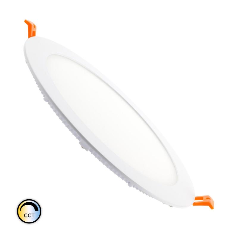 Producto de Placa LED 18W Circular SwitchCCT Corte Ø 205 mm  Compatible con Mando RF V2