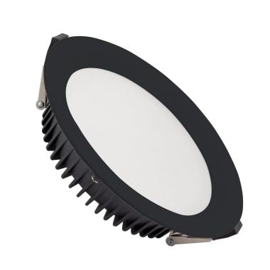 Produto de Downlight LED 30W SAMSUNG New Aero Slim 130 lm/W Microsprimático (UGR17) LIFUD Preto Corte Ø 200 mm 