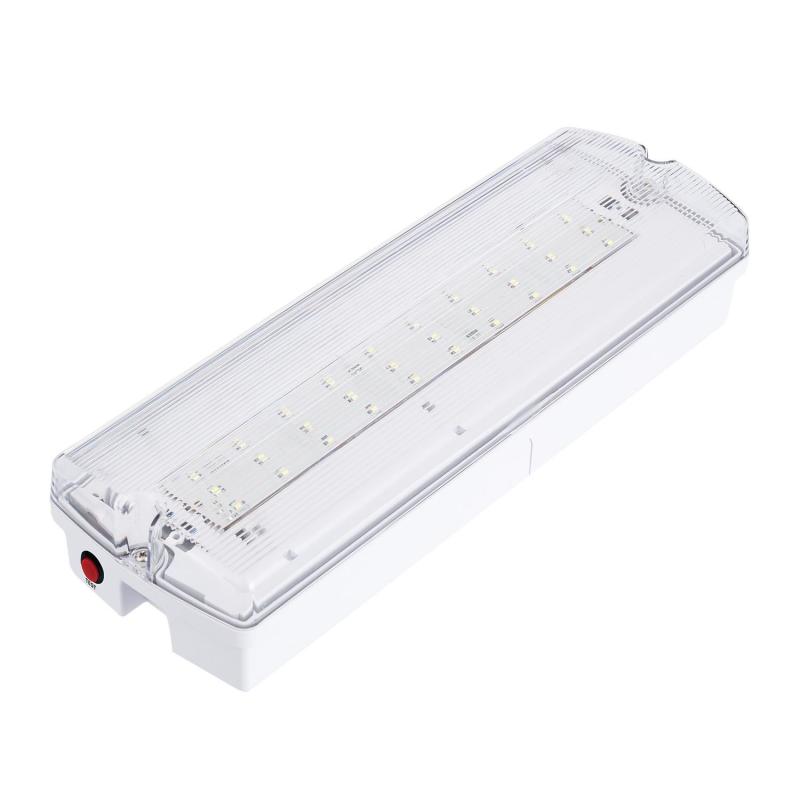 Producto de Luz Emergencia LED Superficie 200lm Permanente/No Permanente IP65 con Autotest