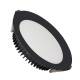 Producto de Downlight LED 24W Circular SAMSUNG Aero 130 lm/W 4000K LIFUD Corte Ø 200 mm Negro