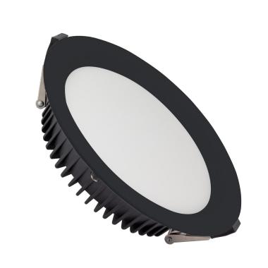 Producto de Downlight LED 24W Circular SAMSUNG Aero 130 lm/W 4000K LIFUD Corte Ø 200 mm Negro