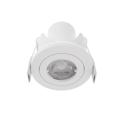 Produto de Foco Downlight LED 4W Circular Branco Corte Ø85 mm