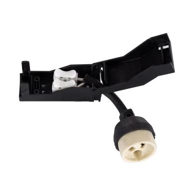 Produto de Porta Lâmpada GU10 Cerâmica Cabo 100mm e Conector 