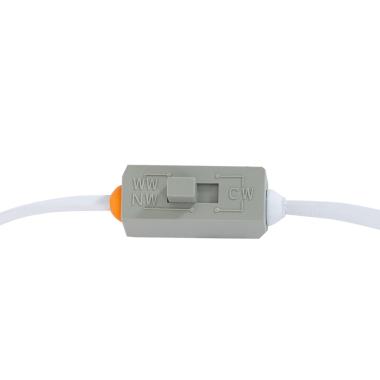 Producto de Placa LED 20W Cuadrada CCT Microprismático LIFUD Corte 200x200 mm