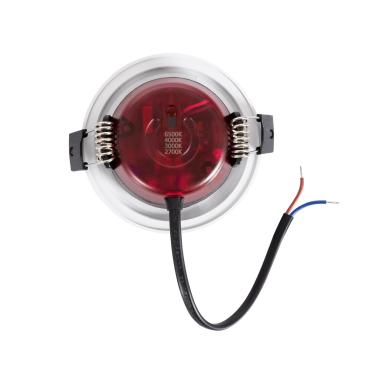 Producto de Downlight LED 8W Circular CCT Regulable Baño IP65 Corte Ø 70 mm