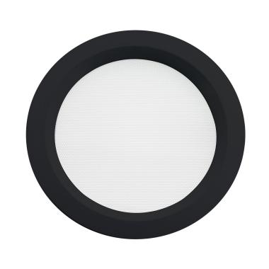 Producto de Downlight LED 50W Circular SAMSUNG Aero CCT 130 lm/W Microprismático LIFUD Corte Ø 200 mm Negro