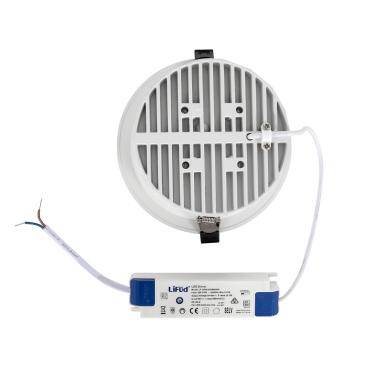 Producto de Foco Downlight LED 25W Circular (UGR15) LuxPremium Blanco LIFUD Corte Ø 140 mm