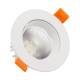 Produto de Foco Downlight LED 15W COB Direccionável Circular Branco Corte Ø 113 mm No Flicker