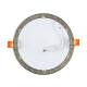 Producto de Placa LED 18W Circular SuperSlim Corte Ø 205 mm Silver