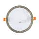 Produto de Placa LED Circular SuperSlim 6W Silver Corte Ø 110mm