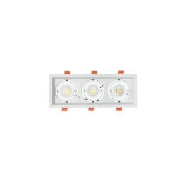 Producto de Foco Downlight LED 3x10W CREE-COB Direccionable Madison LIFUD (UGR 19) Corte 295x110 mm