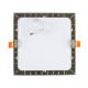 Produto de Placa LED 12W Quadrada SuperSlim Silver Corte 155x155 mm LIFUD