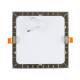 Producto de Placa LED 15W Cuadrada SuperSlim Corte 180x180 mm Silver