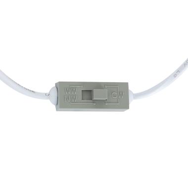 Producto de Placa LED 12W CCT Seleccionable Circular Slim Surface Corte Ø 135 mm IP54  