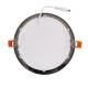 Produto de Placa LED Circular SuperSlim 12W Black Corte Ø 155mm