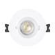 Producto de Aro Downlight Circular Basculante para Bombilla LED GU10 / GU5.3 Corte Ø75 mm